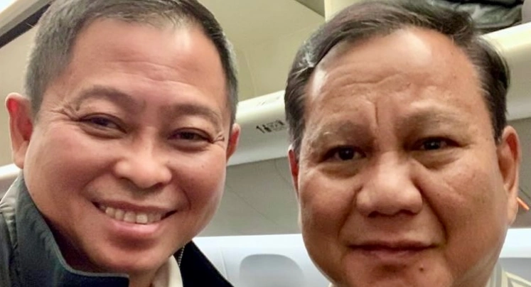 Ignasius Jonan dan Presiden Prabowo [Foto: Instagram]
